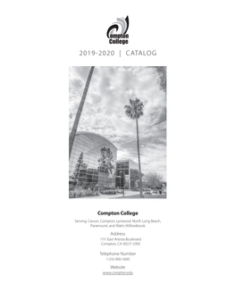 Compton College 2019-2020 Course Catalog