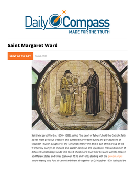 Saint Margaret Ward