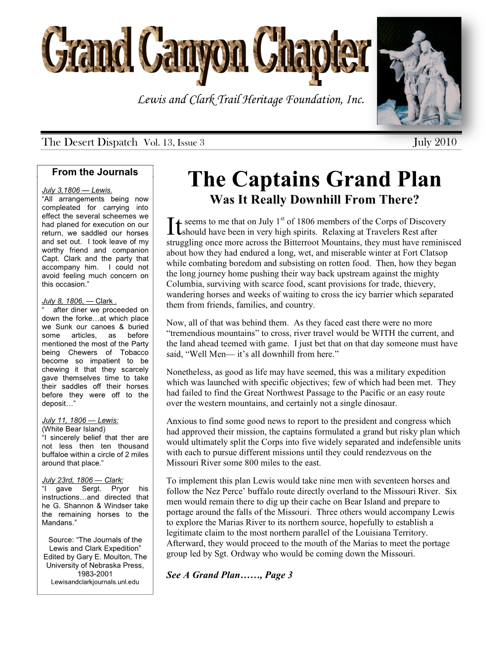 The Captains Grand Plan