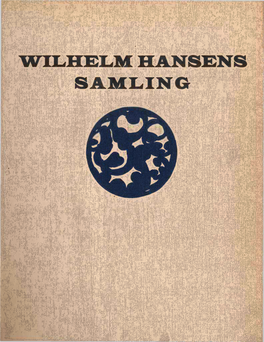 Wilhelm Hansens Samling Dansk Malerkunst Malerisamlingen Ordrupgaard Wilhelm Hansens Samling