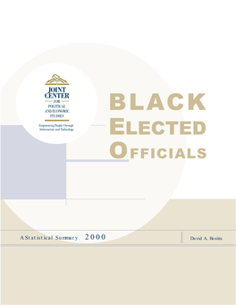 Black Elected Officials, 2000