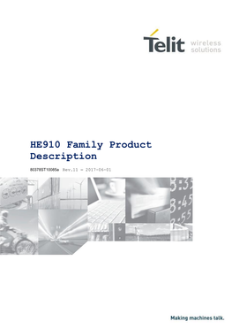 HE910 Family Product Description