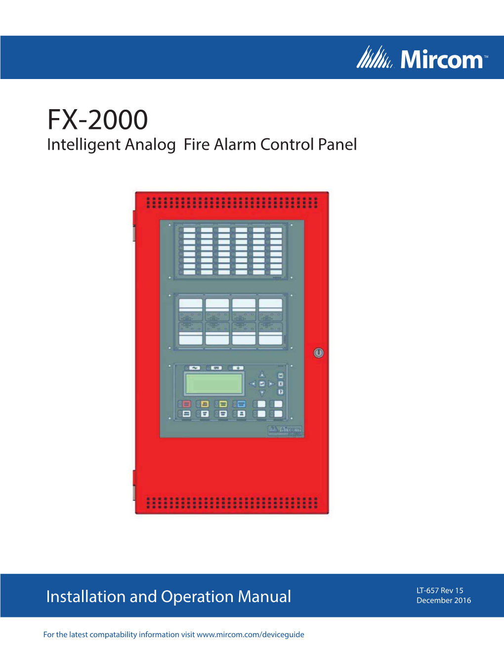 FX-2000 Installation and Operation Manual