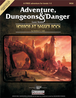 HORROR at DAGGER ROCK by Andrew C