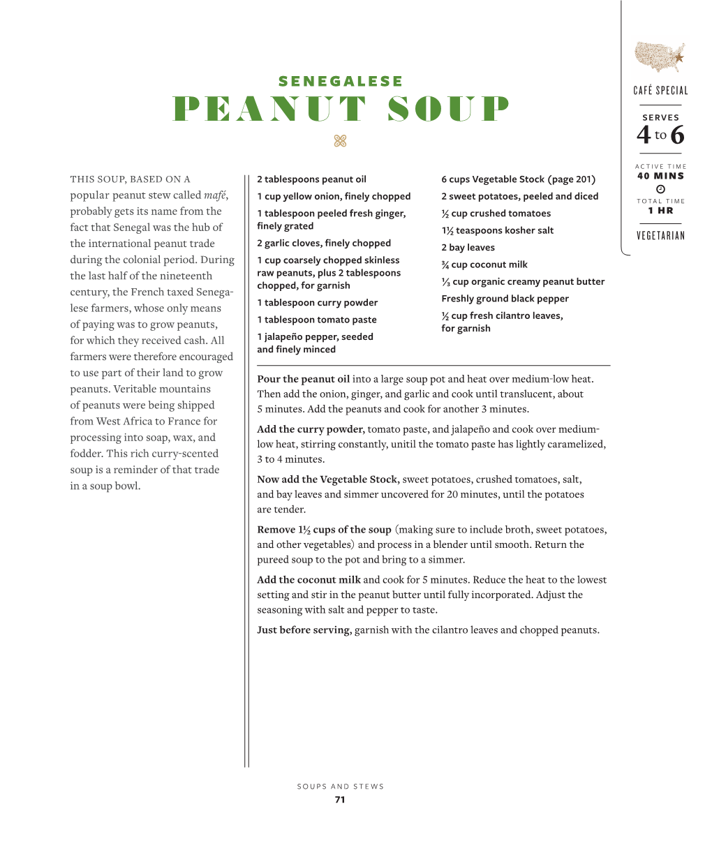 Senegalese Peanut Soup