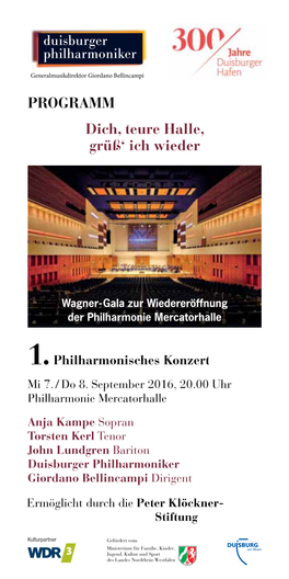1. Philharmonisches Konzert Mi 7