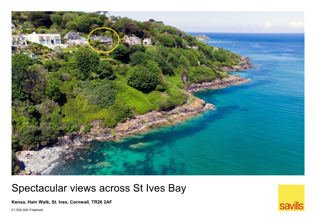 Spectacular Views Across St Ives Bay