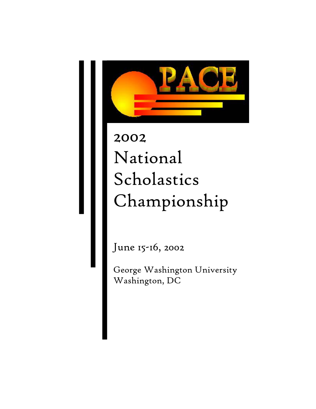 2002 National Scholastics Championship