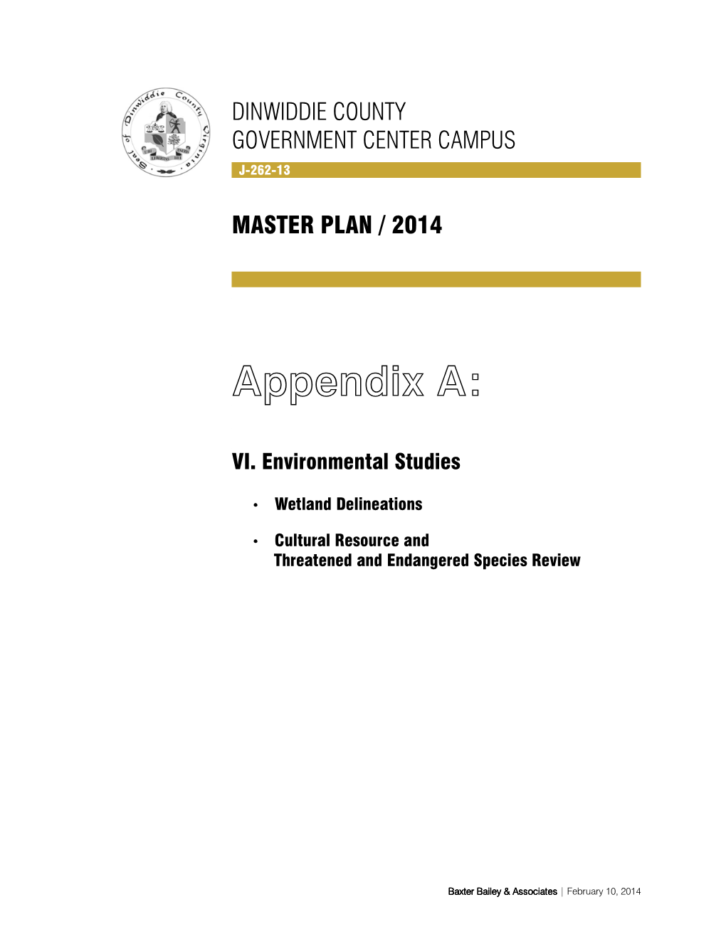 Appendix-Cover Master Plan Report