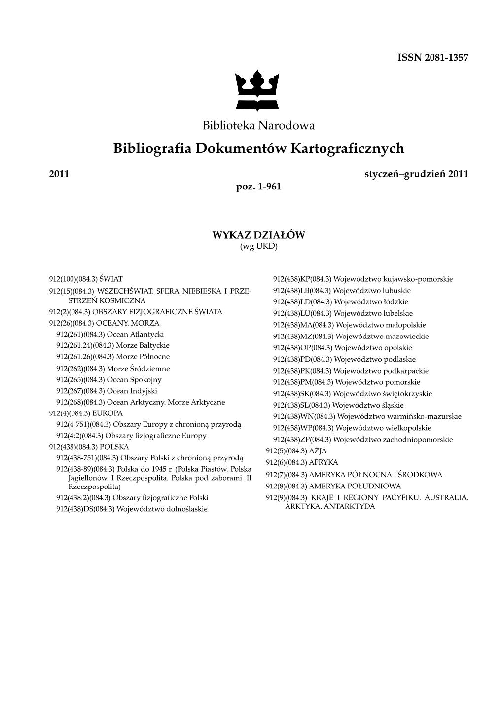 Bibliografia Dokumentów Kartograficznych