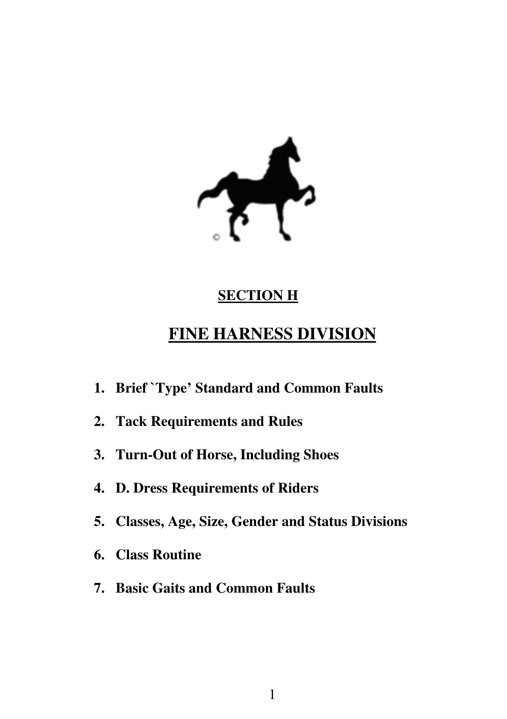 Fine Harness Division