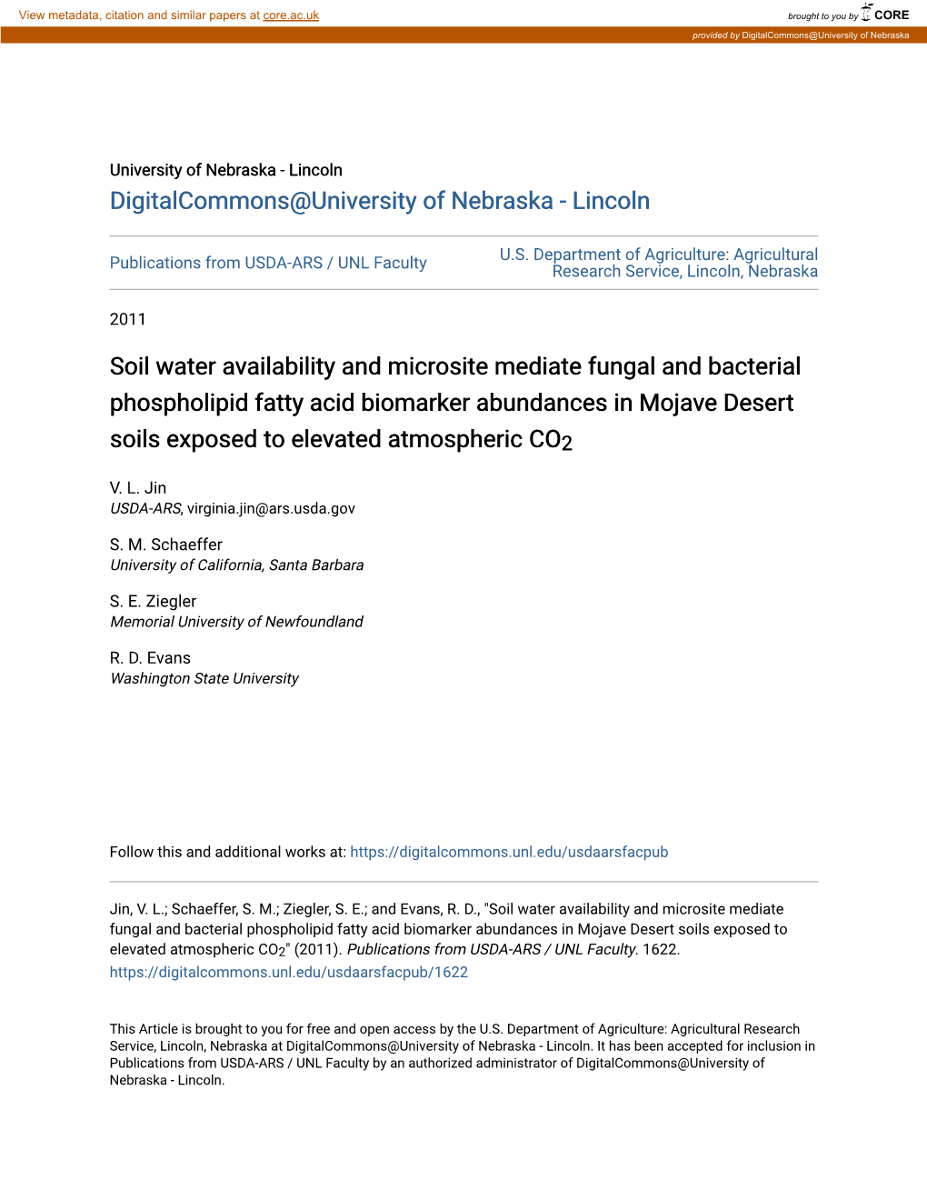 Soil Water Availability and Microsite Mediate Fungal and Bacterial