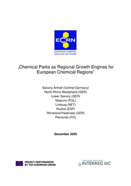 Chemical Parks As Regional Growth Engines for European Chemical Regions”