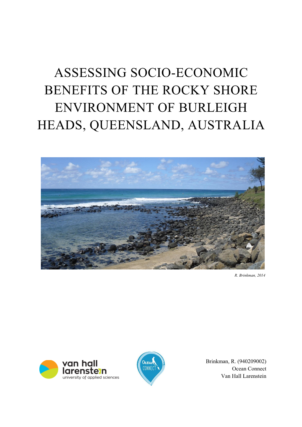 Biodiversity Assessment of the Rocky Shores of Burleigh Heads