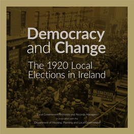 Democracy and Change the 1920 Local Elections in Ireland