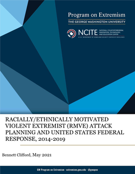 Rmve) Attack Planning and United States Federal Response, 2014-2019