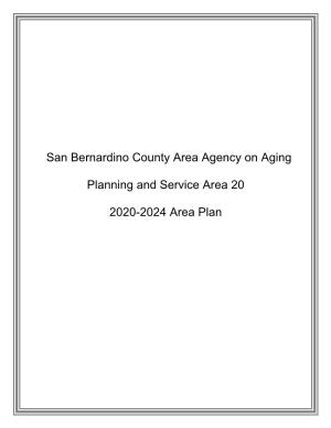 2020-2024 Area Plan