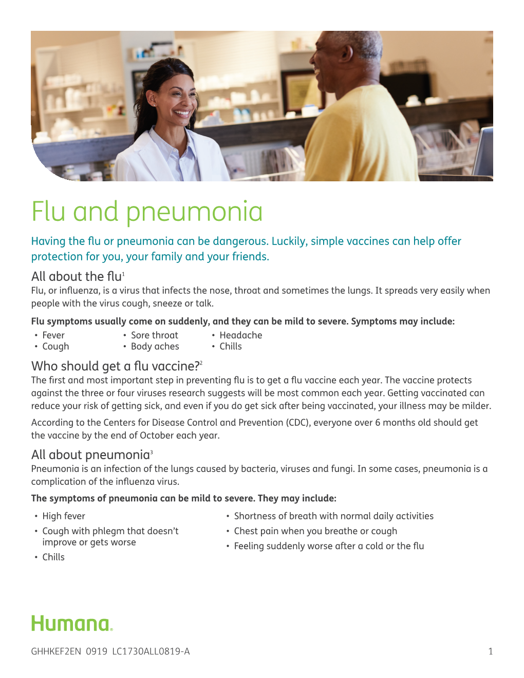 Flu and Pneumonia Having the Flu Or Pneumonia Can Be Dangerous