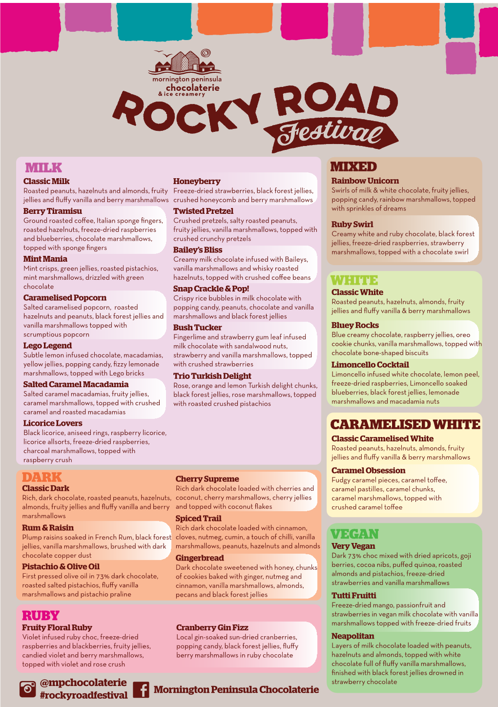 2021 MPCI Rocky Road Festival Menu OSA4