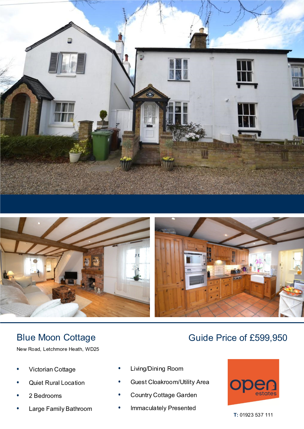 Guide Price of £599,950 Blue Moon Cottage