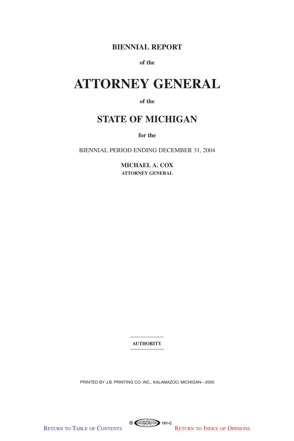 Attorney General