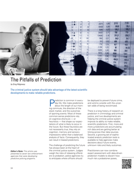 The Pitfalls of Prediction by Greg Ridgeway