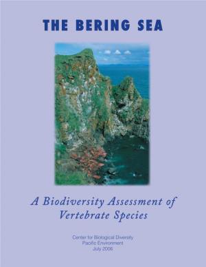 The Bering Sea: a Biodiversity Assessment of Vertebrate Species