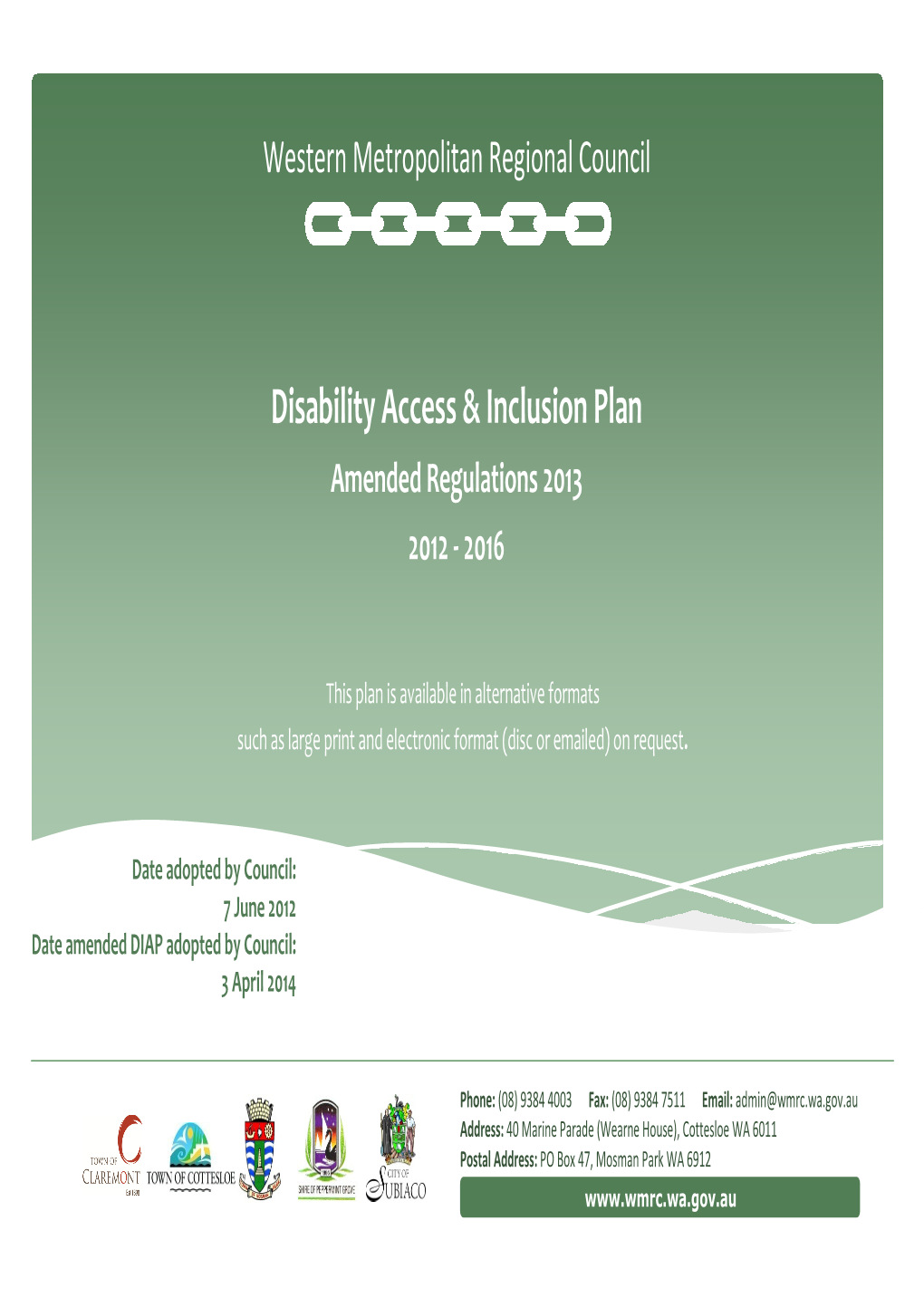 Disability Access & Inclusion Plan