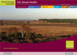 135. Dorset Heaths Area Profile: Supporting Documents