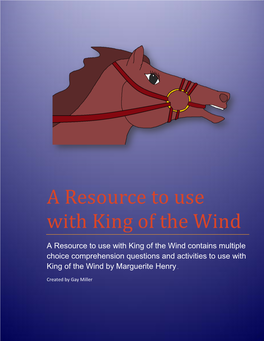 A Resource to Use with King of the Wind