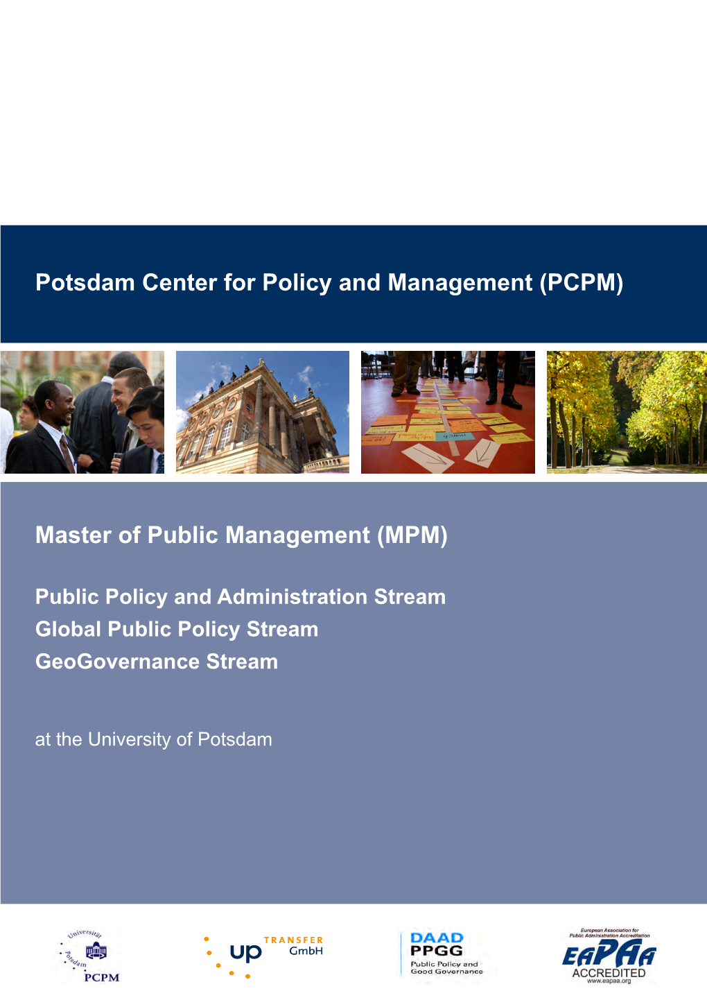 PCPM) Master of Public Management (MPM