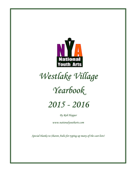 Westlake Village Yearbook 2015