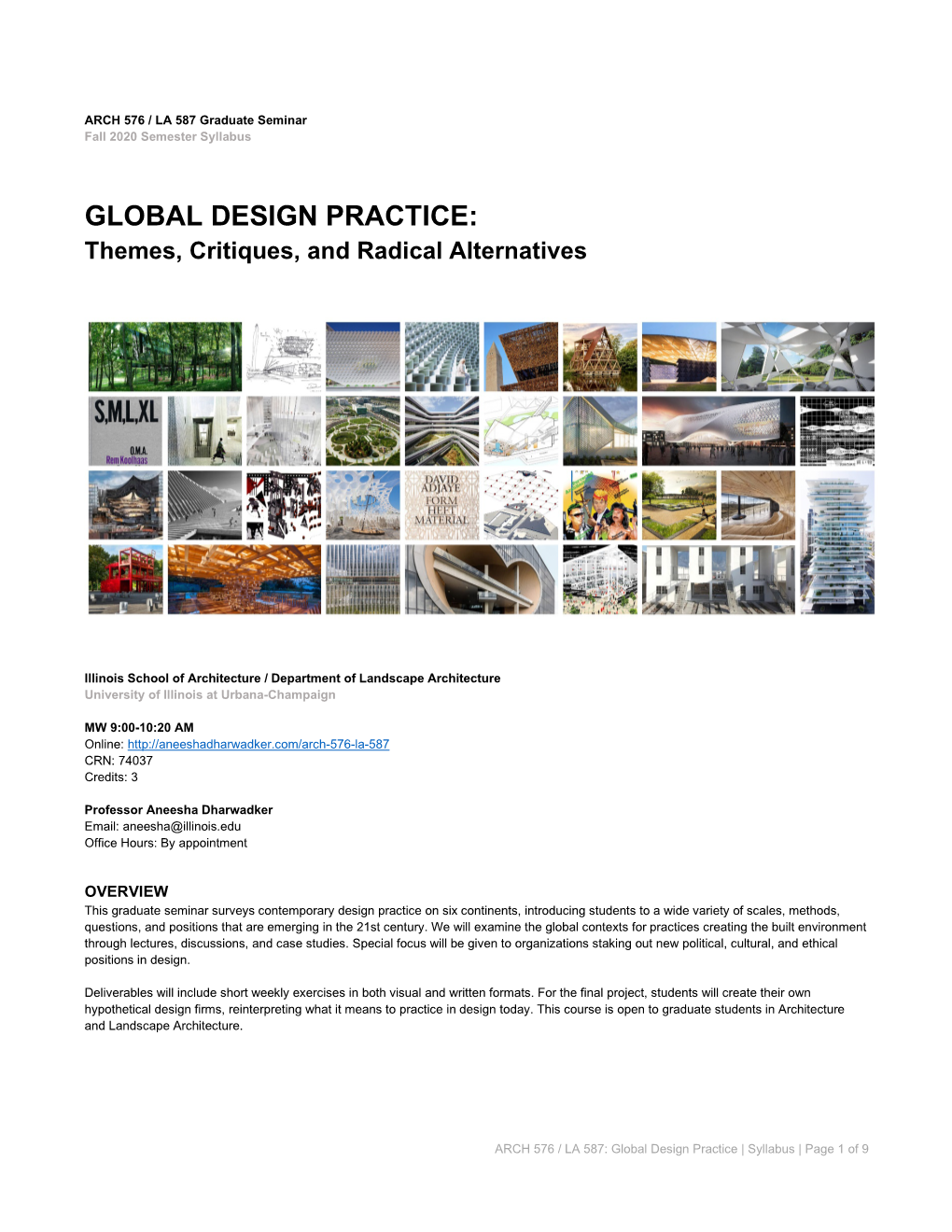 GLOBAL DESIGN PRACTICE: Themes, Critiques, and Radical Alternatives