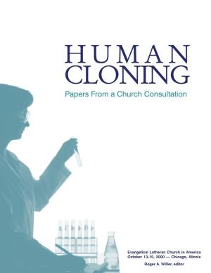HUMAN CLONING Papers from a Church Consultation