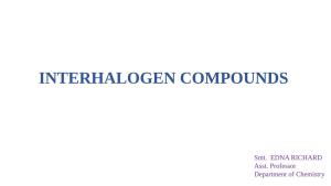 Interhalogen Compounds
