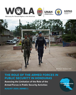 The Role of the Armed Forces in Public Security In