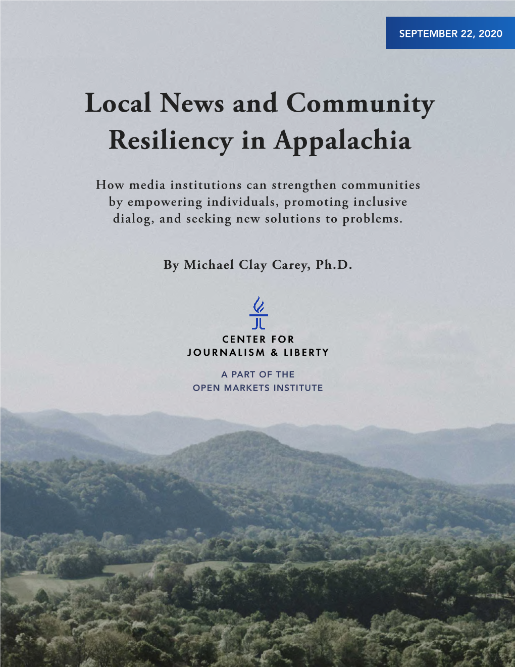Local News and Community Resiliency in Appalachia