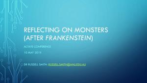 Frankenstein's Monster in the 21St Century