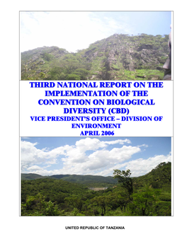 UNITED REPUBLIC of TANZANIA Third National Report
