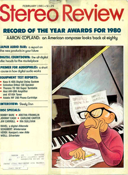 RECORD of the YEAR AWARDS for 1980 AARON COPLAND: an American Composer Looks Back at Eighty