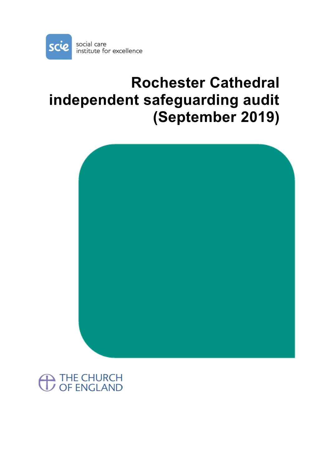 Rochester Cathedral Independent Safeguarding Audit (September 2019)