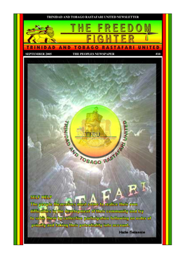 Trinidad and Tobago Rastafari United Newsletter