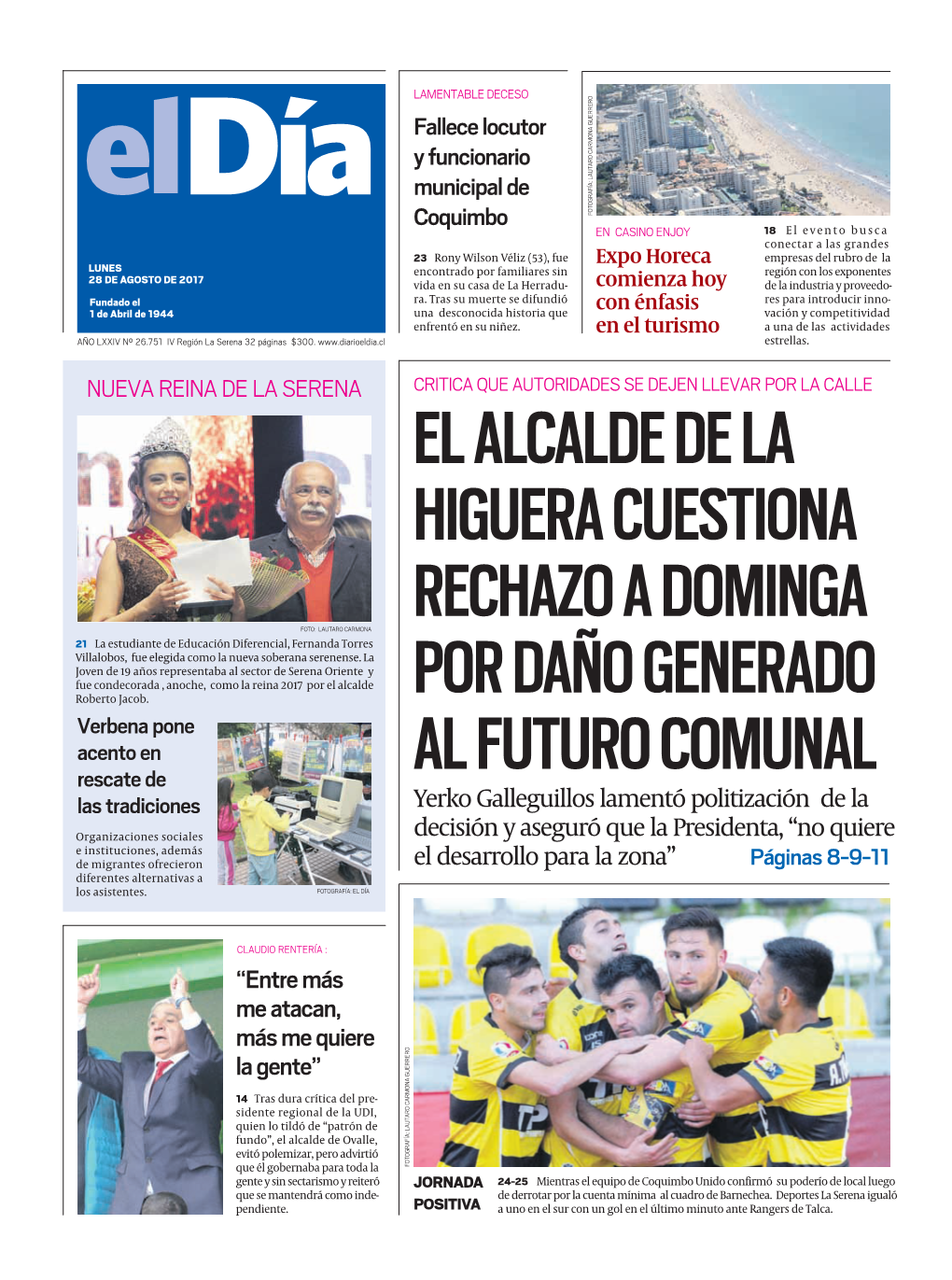 El Dia Lunes 28 Agosto 2017.Pdf