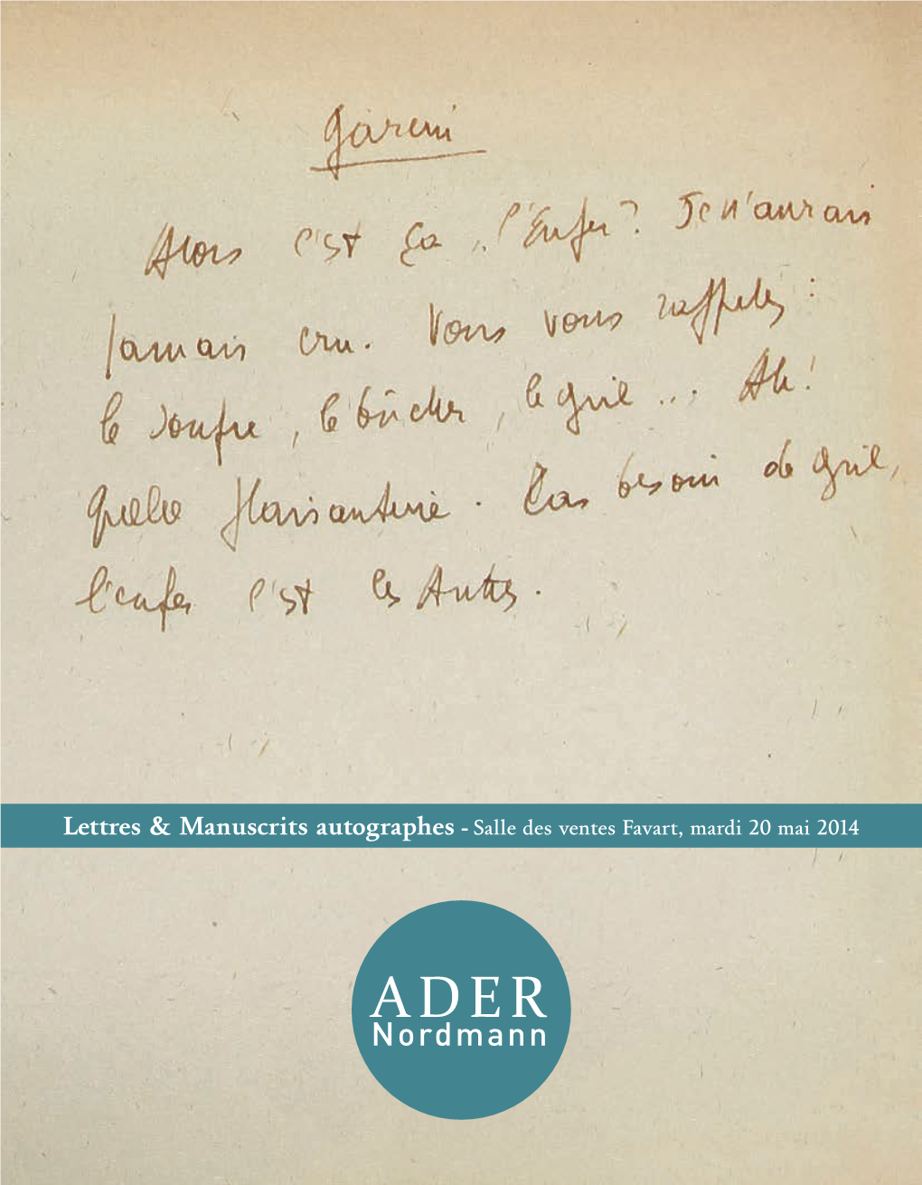 Lettres & Manuscrits Autographes