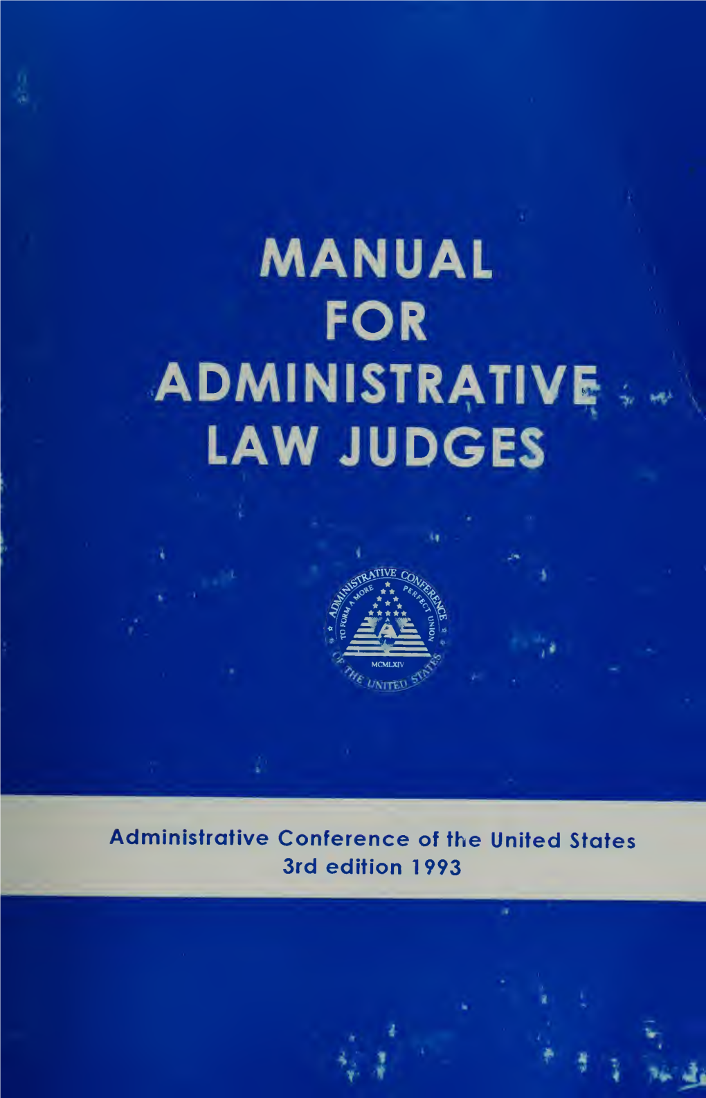 Manual for Administrative Law Judges