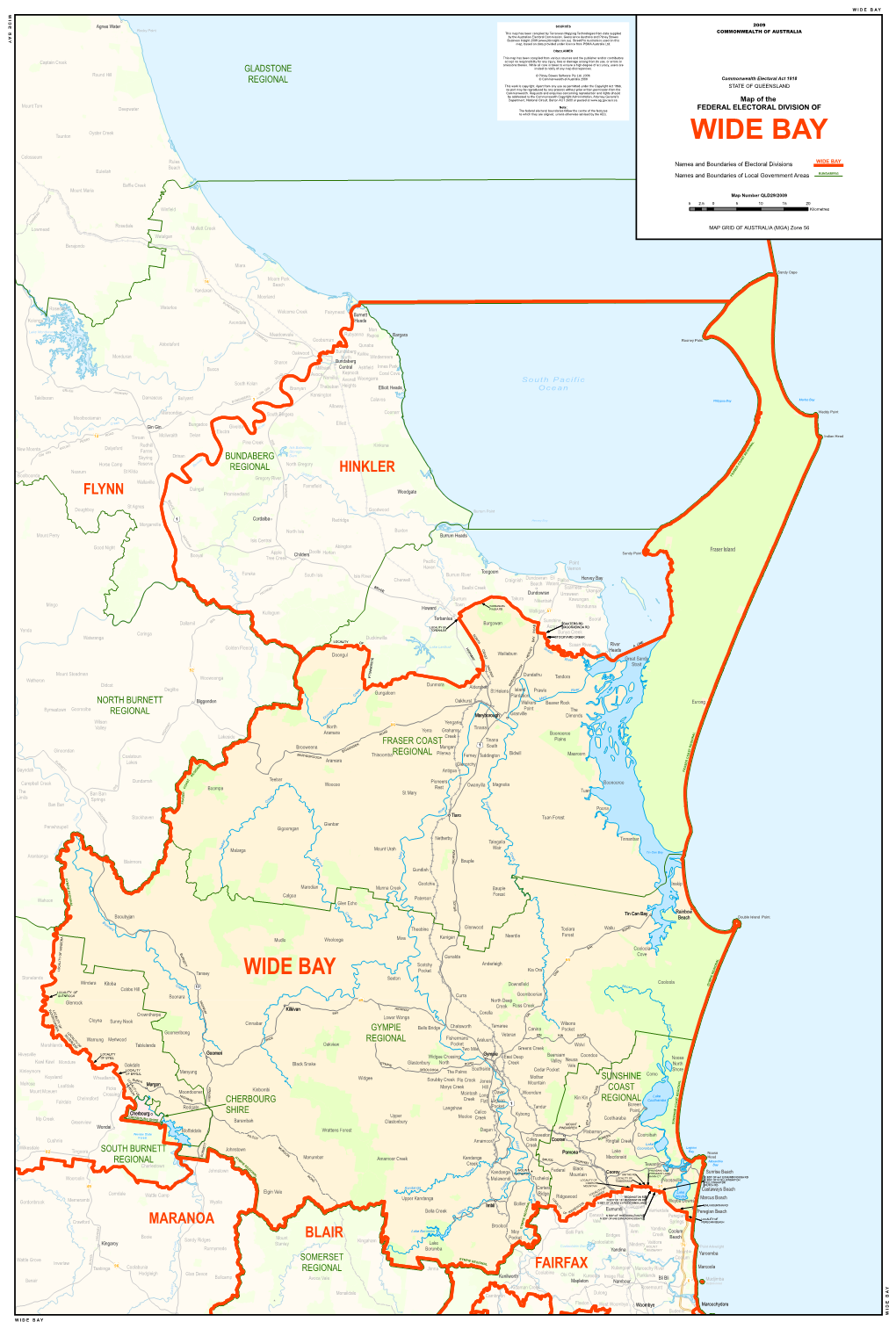 WIDE BAY Rules Names and Boundaries of Electoral Divisions Beach ...