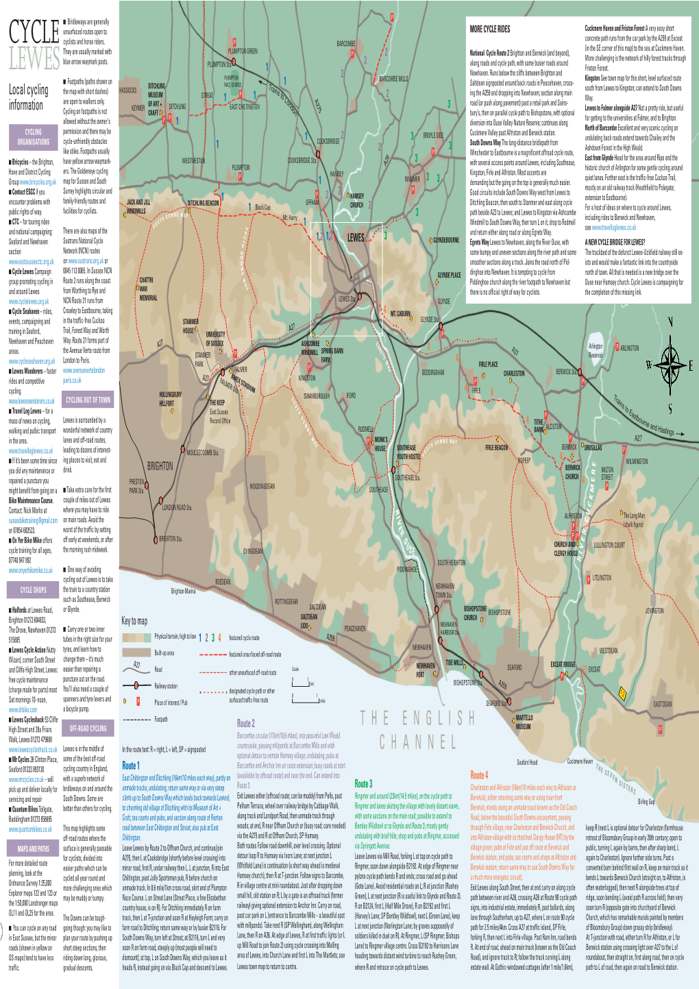Cycle Lewes Campaign GLYNDE PLACE Dinghoe Into Newhaven