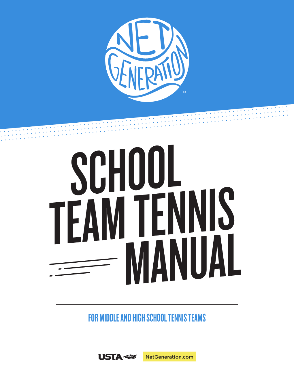 For Middle and High School Tennis Teams