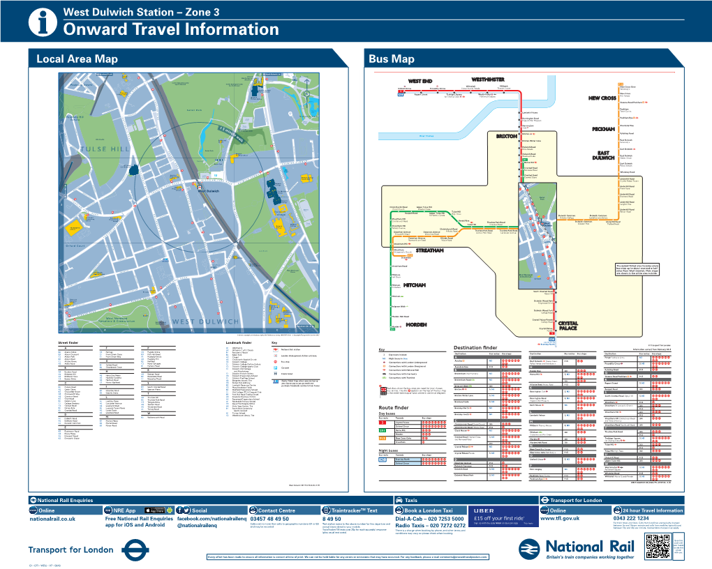 Buses from West Dulwich W R O