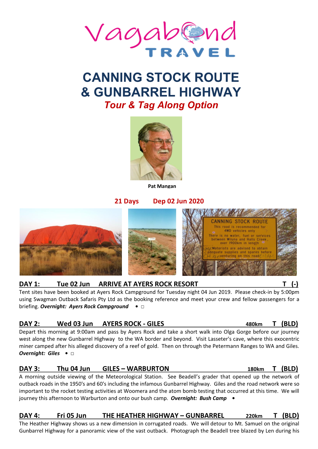 Canning Stock Route & Gunbarrel Highway